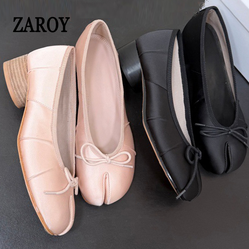 Split Toe Tabi Women's Pumps A - Slip Dress Satin recensione e prezzo