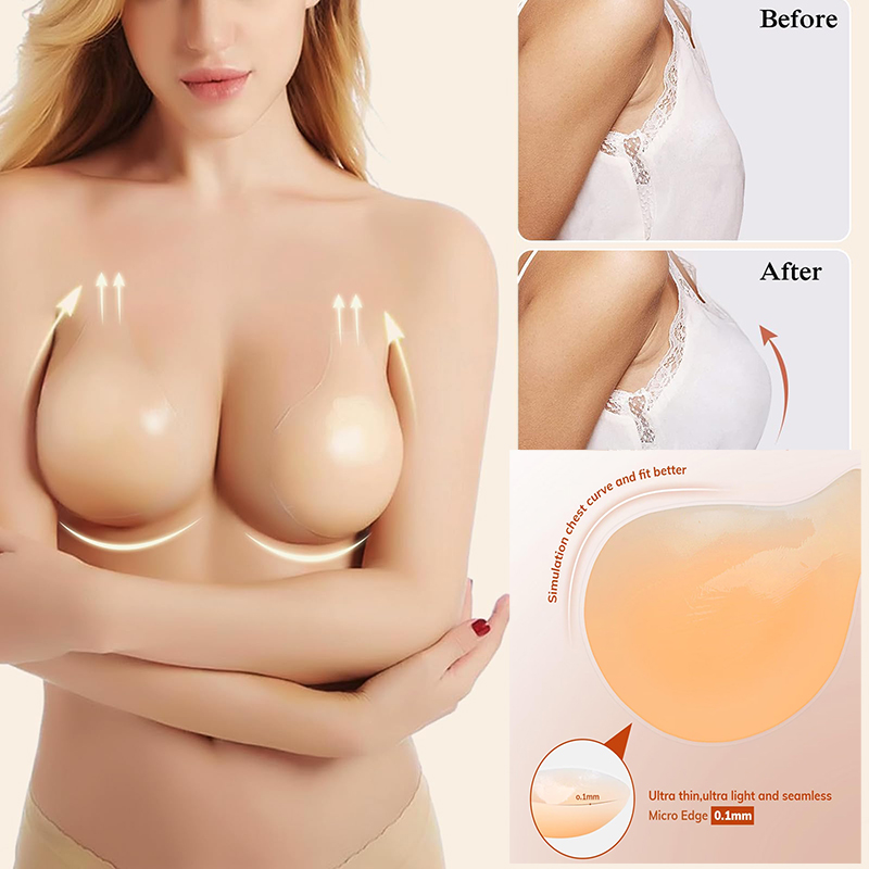 1/2 Pairs Women Sticky Bra Pus - Strapless Bra Backless recensione e prezzo