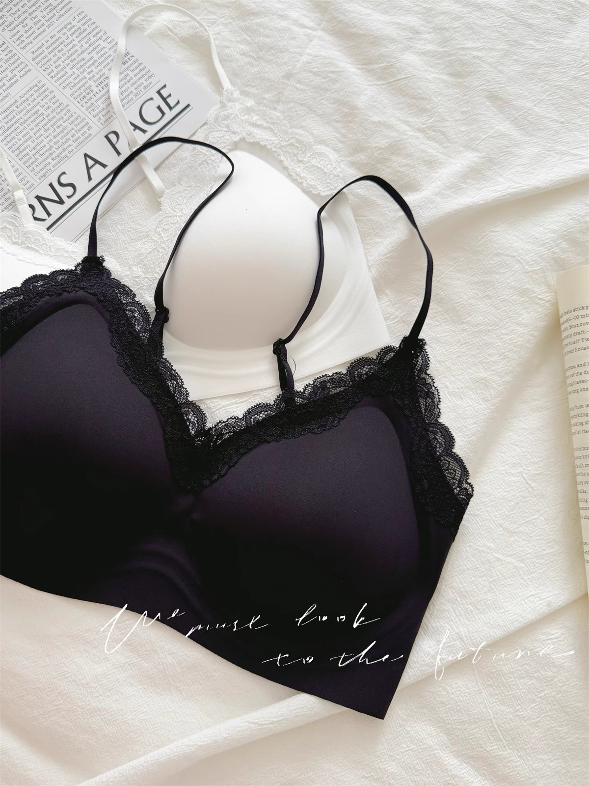 French Style Lace Bralette Fem - Bralette Wireless Soft recensione e prezzo