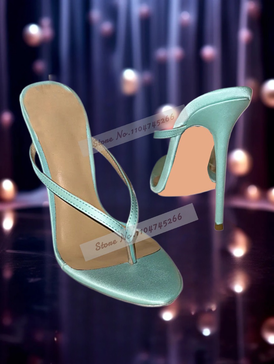 Light Green Satin Clip Toe Hig - Slip Dress Satin recensione e prezzo