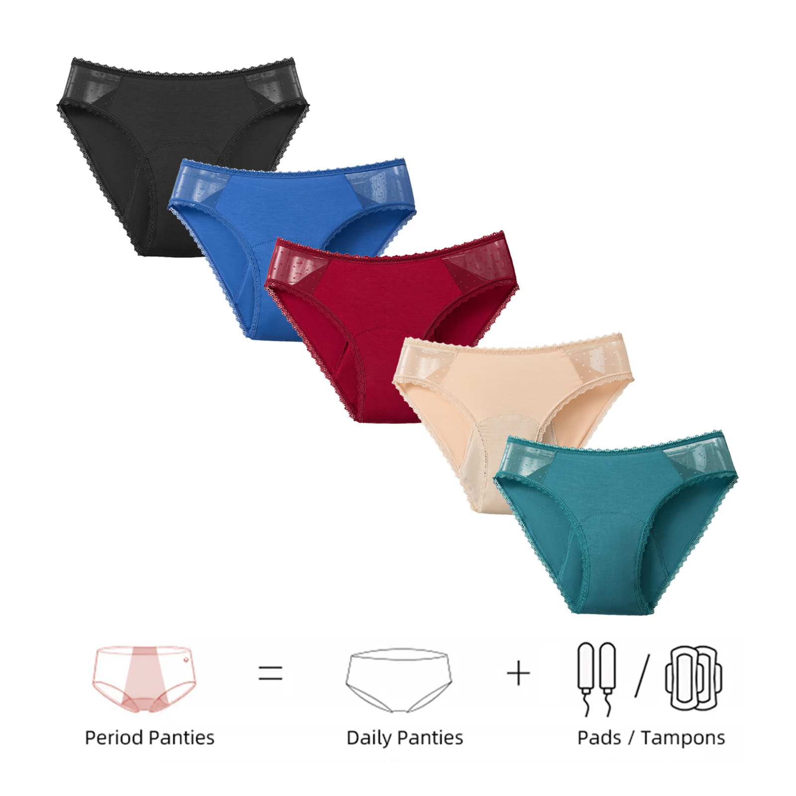 Bamboo Comfortable women's per - Period Panty Absorbent recensione e prezzo
