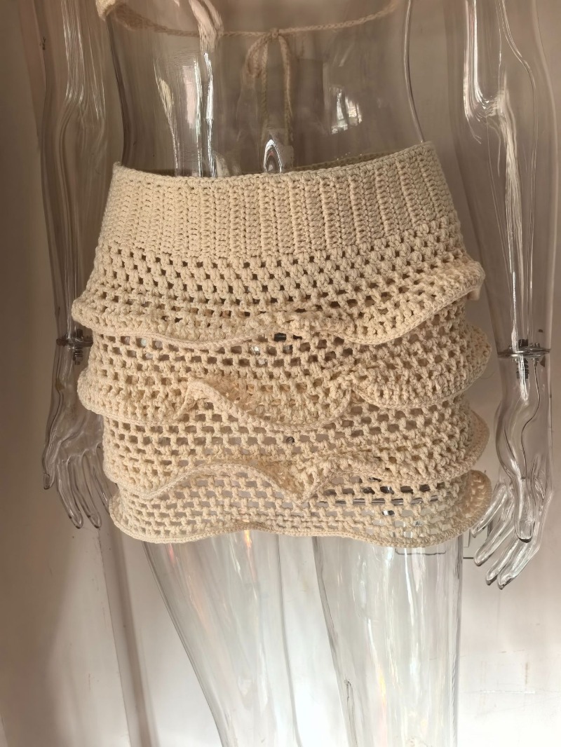 Women Hand Crochet Knitted Ruf - Cami Top Lace recensione e prezzo