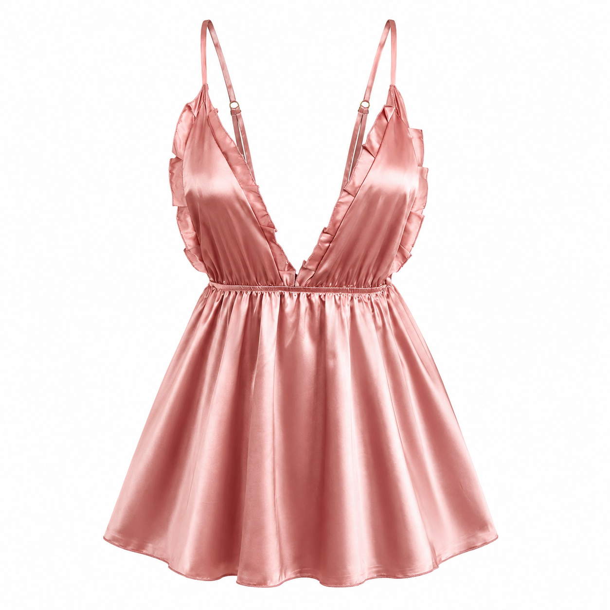 Satin Babydoll Nightgown for W - Babydoll Chemise Night recensione e prezzo