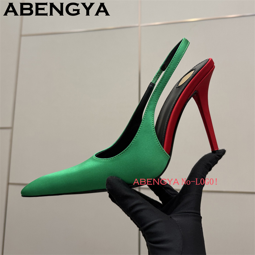 Multi-color Satin Pointy Toe T - Slip Dress Satin recensione e prezzo
