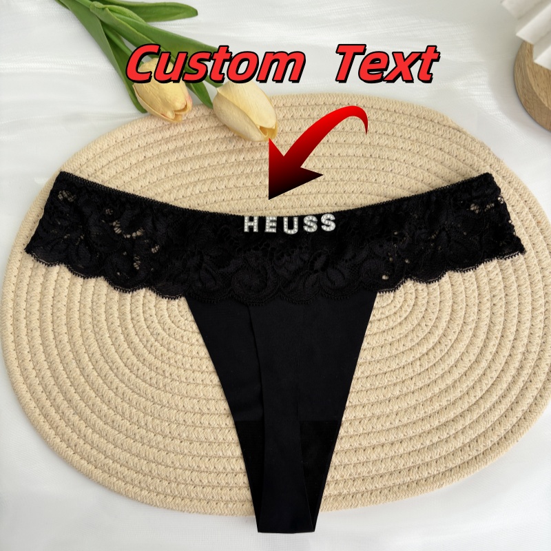 Personalized Custom Thong Name - Thong Bikini Women recensione e prezzo