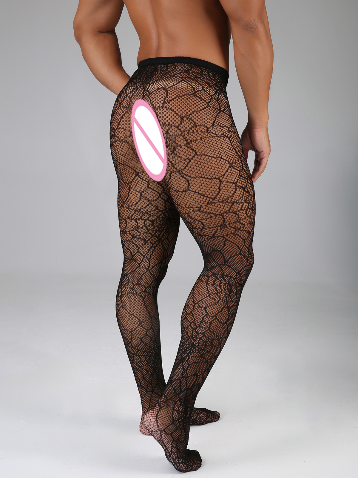 Long Fishnet Sexy Men Thigh Hi - Bodystocking Fishnet recensione e prezzo