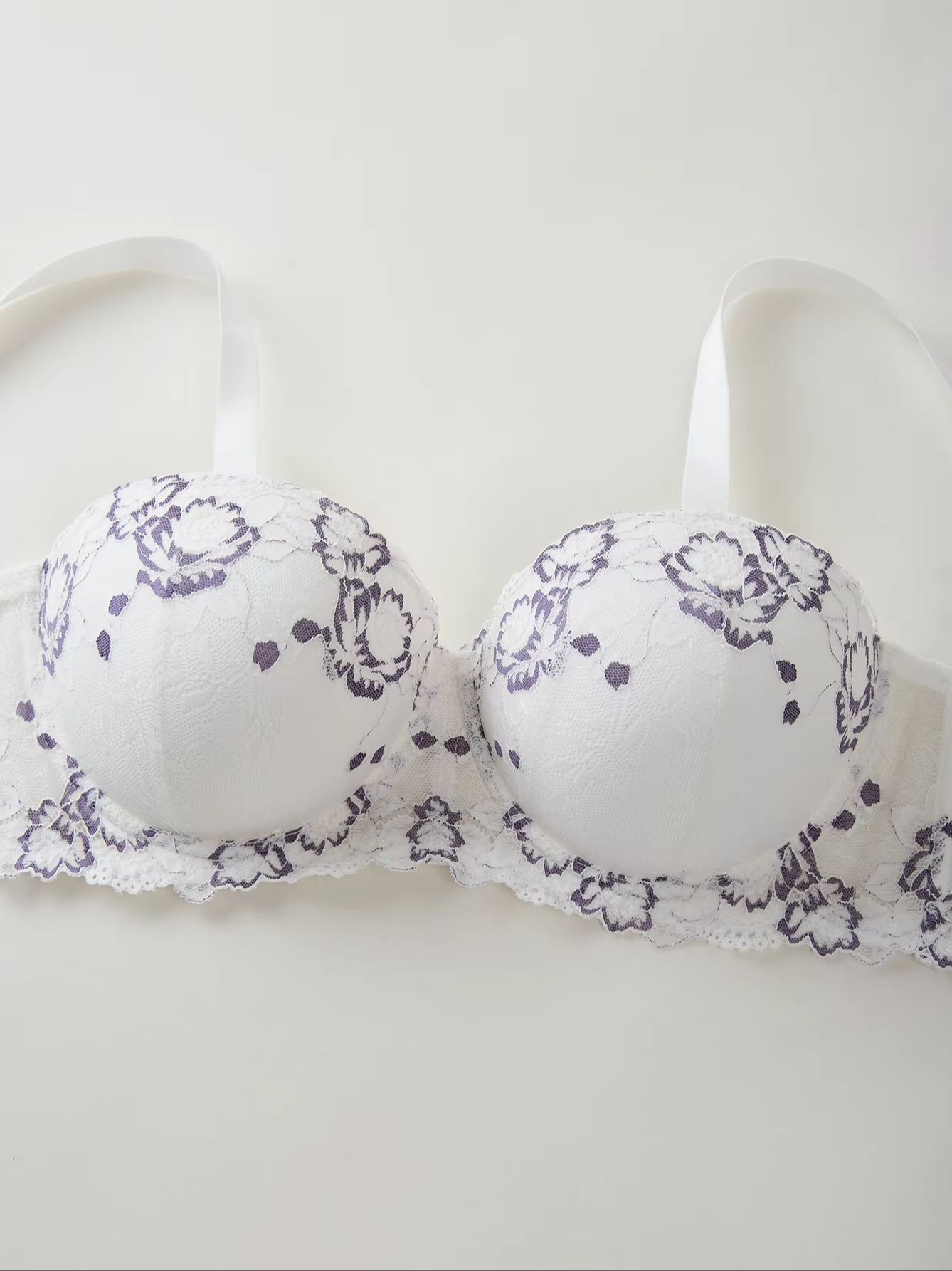 Plus Size Lace & Embroidery Wo - Push Up Bra Padded recensione e prezzo