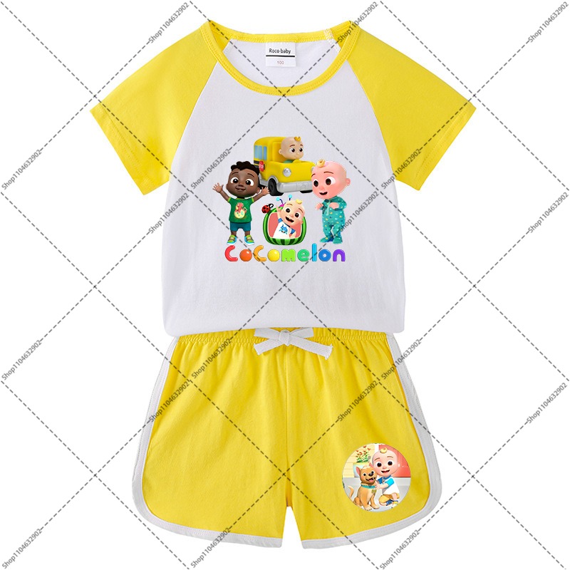 2PCS Cocomelons Kids T-shirts  - Boyshort Underwear recensione e prezzo