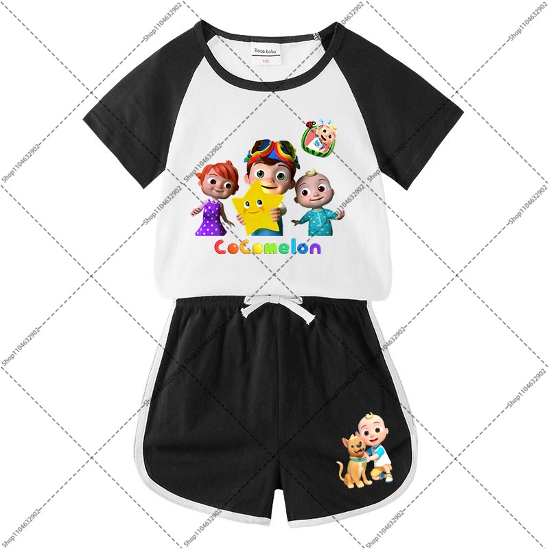 2PCS Cocomelons Kids T-shirts  - Boyshort Underwear recensione e prezzo