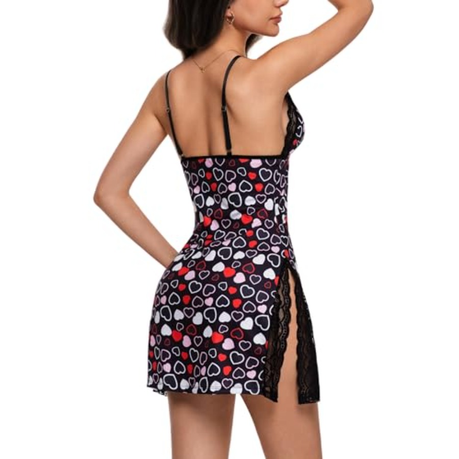 Night Gowns for Women V Neck L - Babydoll Chemise Night recensione e prezzo