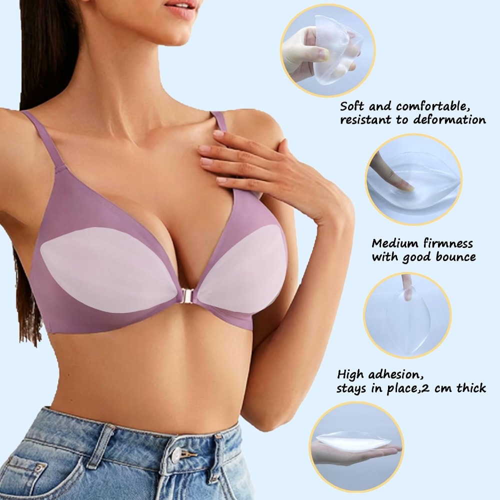 Adhesive Silicone Bra Inserts  - Push Up Bra Padded recensione e prezzo