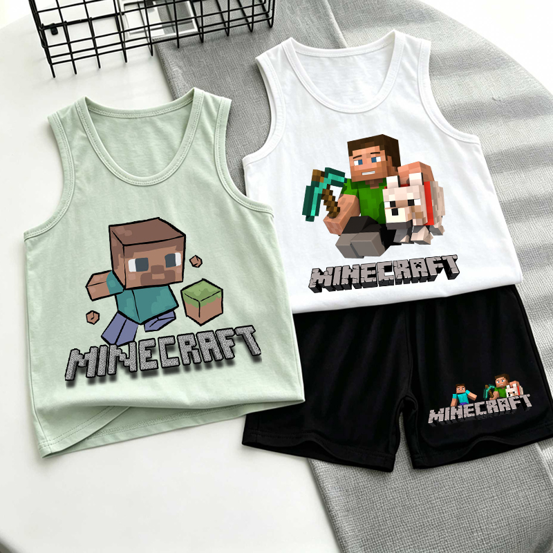 Minecrafted Children Vest+shor - Boyshort Underwear recensione e prezzo