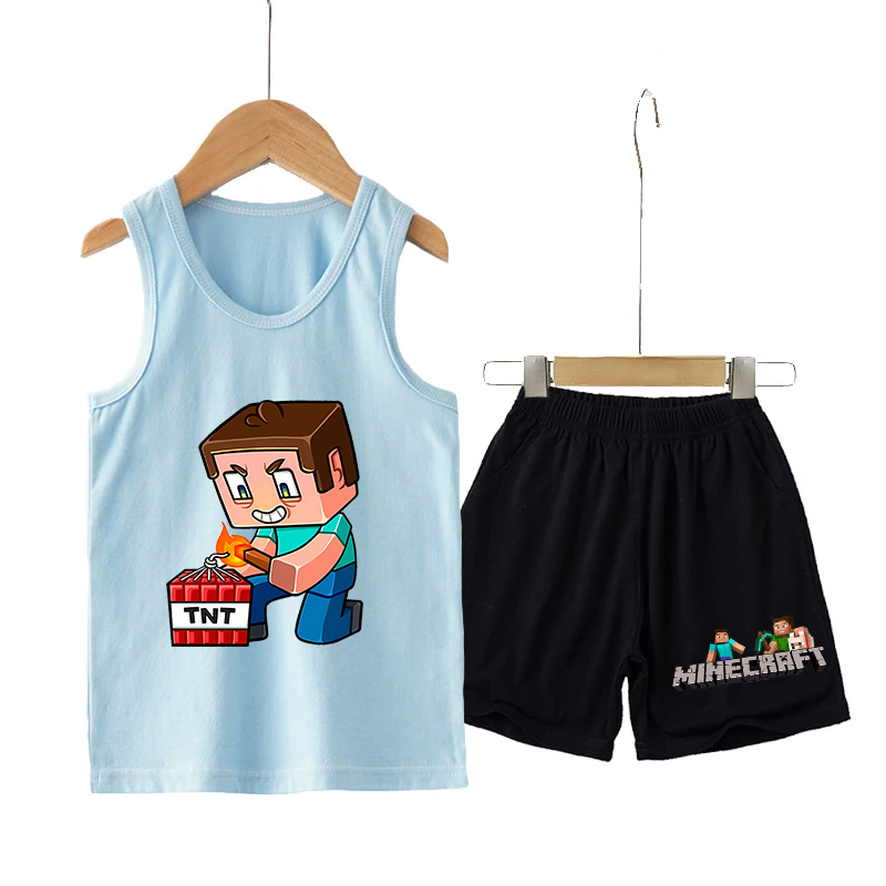 Minecrafted Children Vest+shor - Boyshort Underwear recensione e prezzo