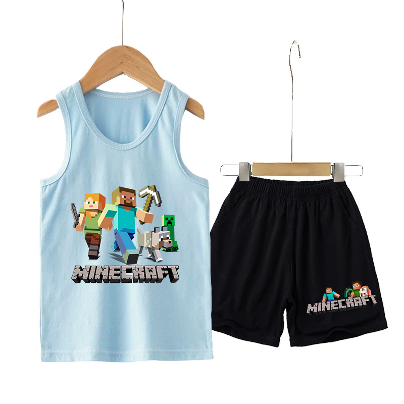 Minecrafted Children Vest+shor - Boyshort Underwear recensione e prezzo