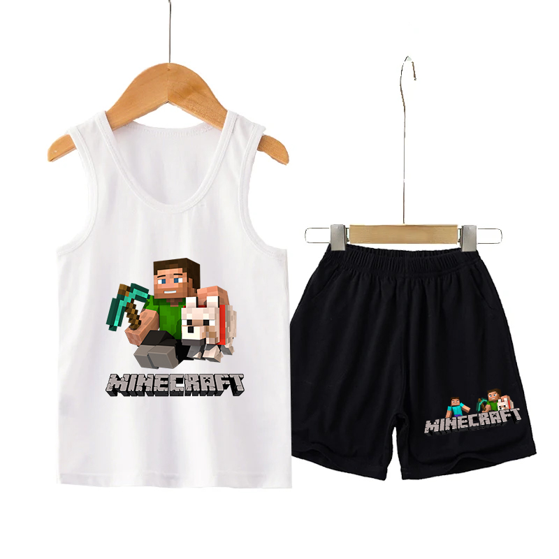 Minecrafted Children Vest+shor - Boyshort Underwear recensione e prezzo