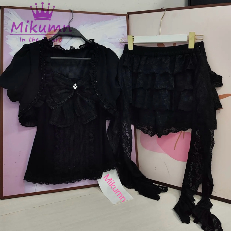Mikumn Gothic Lolita Black Lac - Cami Top Lace recensione e prezzo