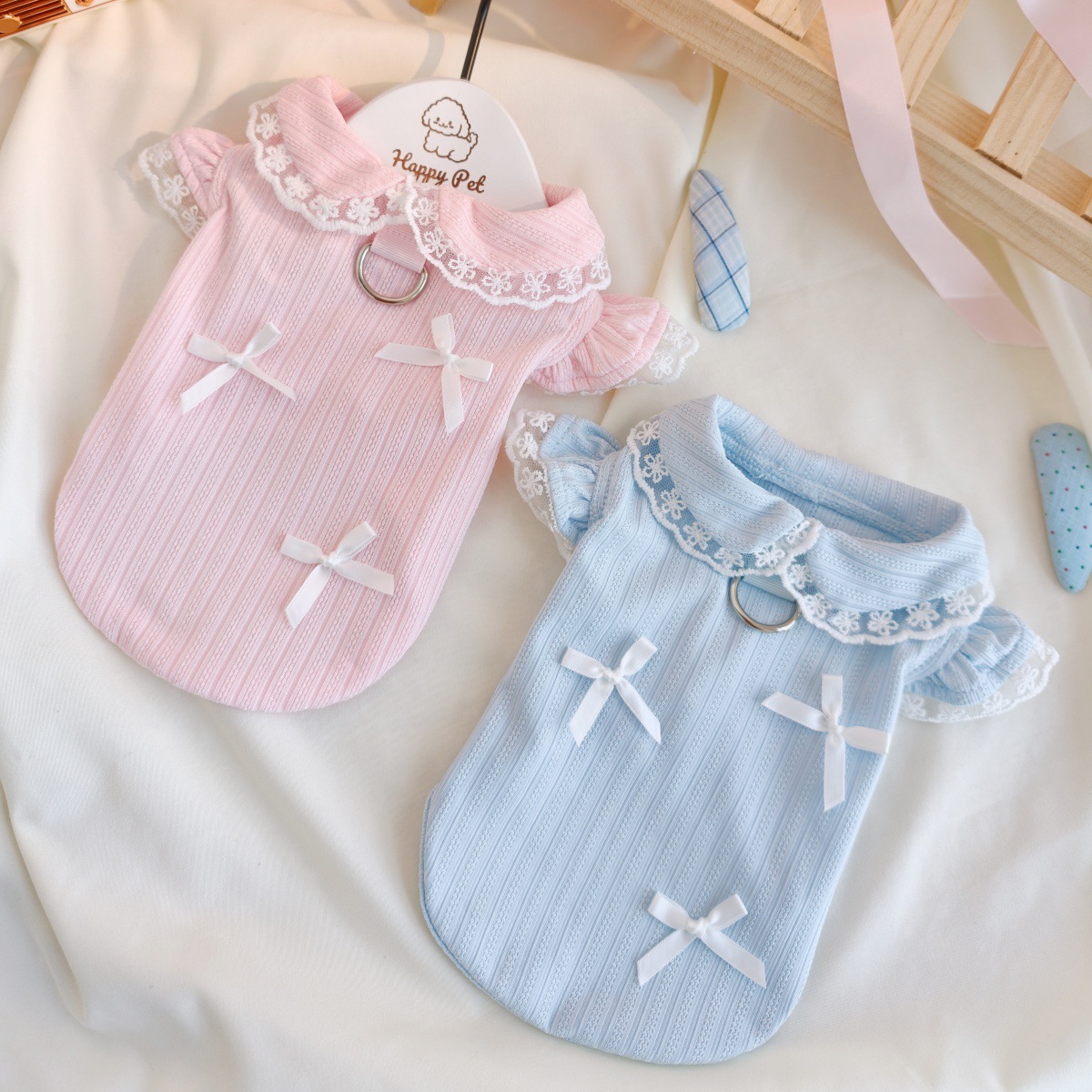 Pet Spring Lace Bow Vest Can P - Lace Teddy Lingerie recensione e prezzo