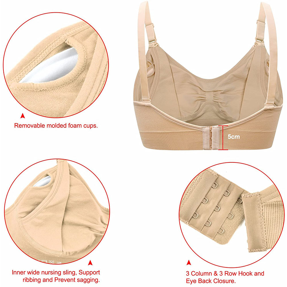 Womens Maternity  Nursing Bra  - Nursing Bra Sleep recensione e prezzo