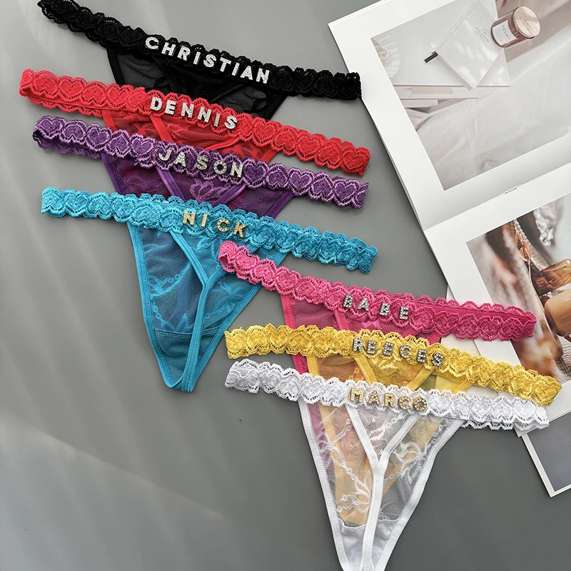 Personality Custom Thong Name  - Thong Bikini Women recensione e prezzo