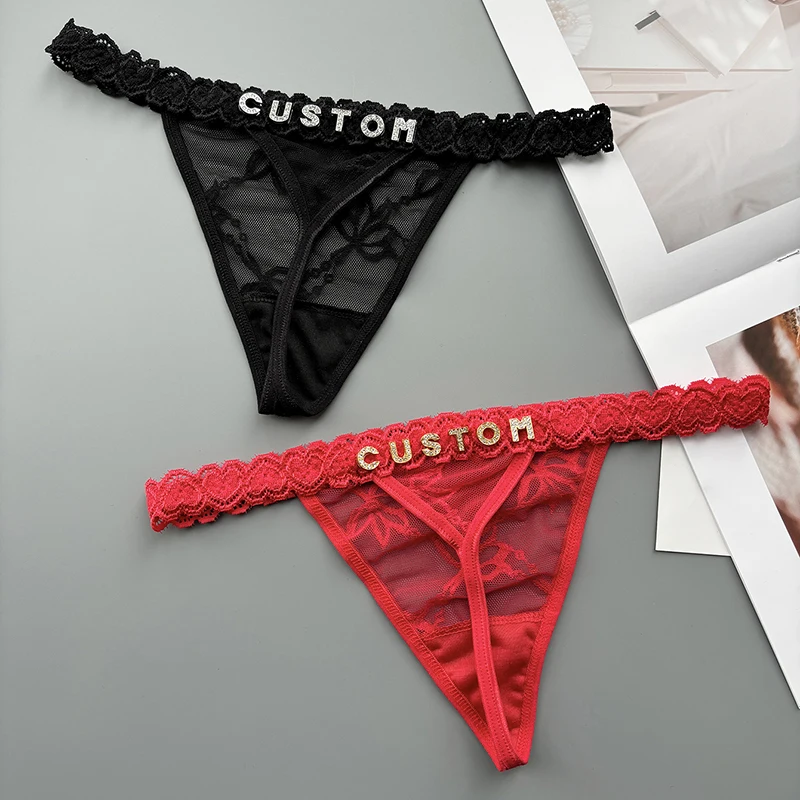 Personality Custom Thong Name  - Thong Bikini Women recensione e prezzo