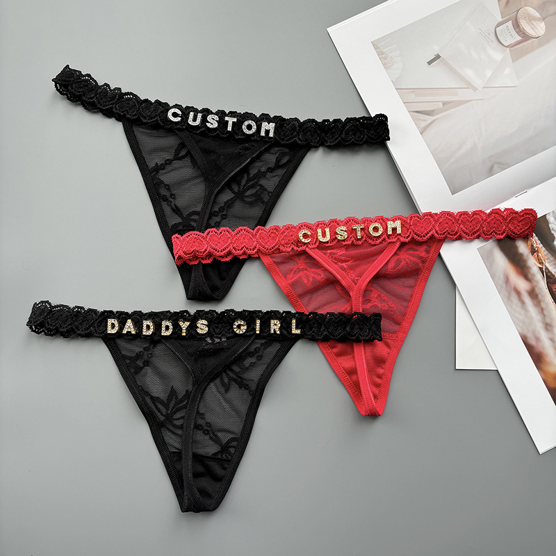Personality Custom Thong Name  - Thong Bikini Women recensione e prezzo