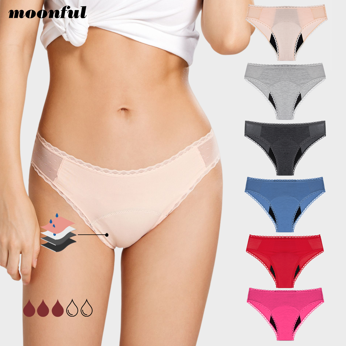 4 Layer Absorbent Menstrual Pa - Period Panty Absorbent recensione e prezzo