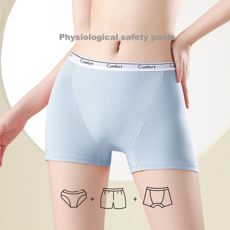 1pcs Cotton Women's Menstrual  - Boyshort Underwear recensione e prezzo