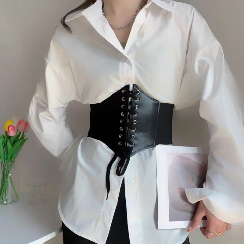 Fashion Corset Wide Belts Faux - Corset Waist Cinch recensione e prezzo