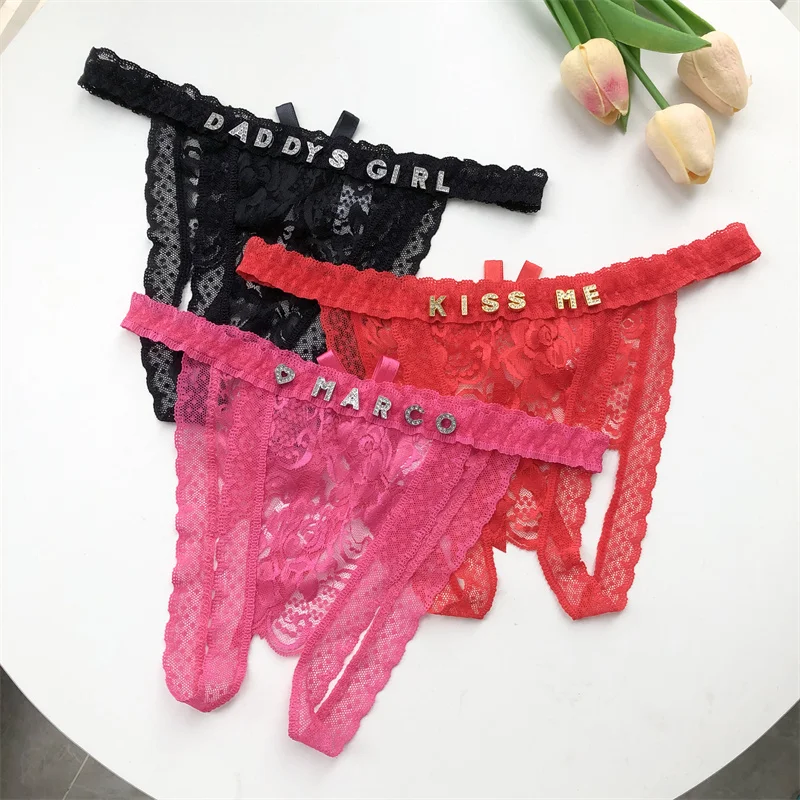 Customized Crystal Name Letter - Thong Bikini Women recensione e prezzo