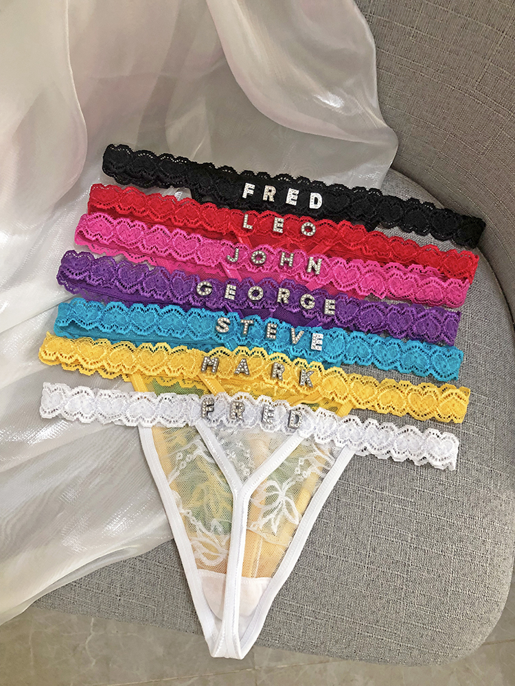 Custom Thong Panties with Name - Thong Bikini Women recensione e prezzo