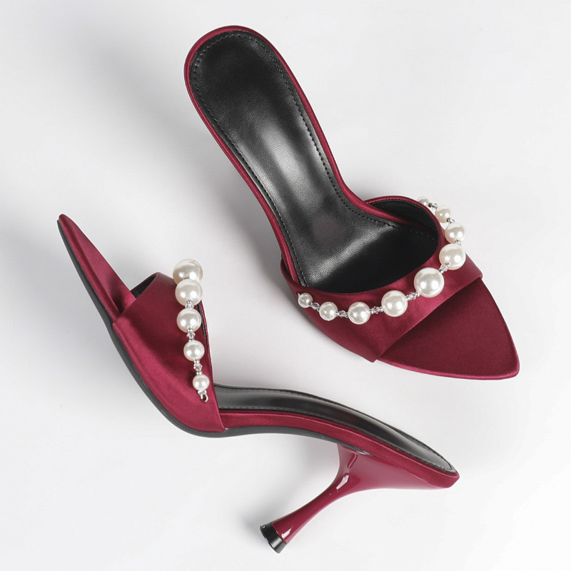 Elegant Satin Heeled Sandals W - Slip Dress Satin recensione e prezzo