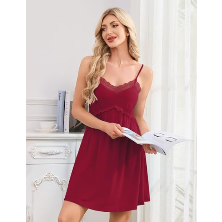 Sexy Nightgowns for Women Lace - Babydoll Chemise Night recensione e prezzo