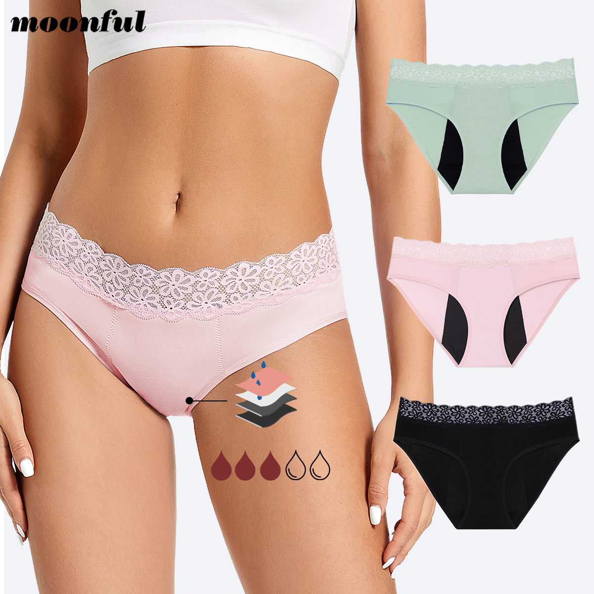 Menstrual Cycle Absorbent Unde - Period Panty Absorbent recensione e prezzo