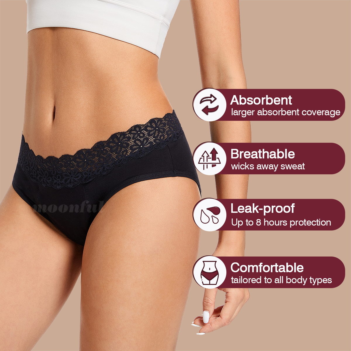 Menstrual Cycle Absorbent Unde - Period Panty Absorbent recensione e prezzo