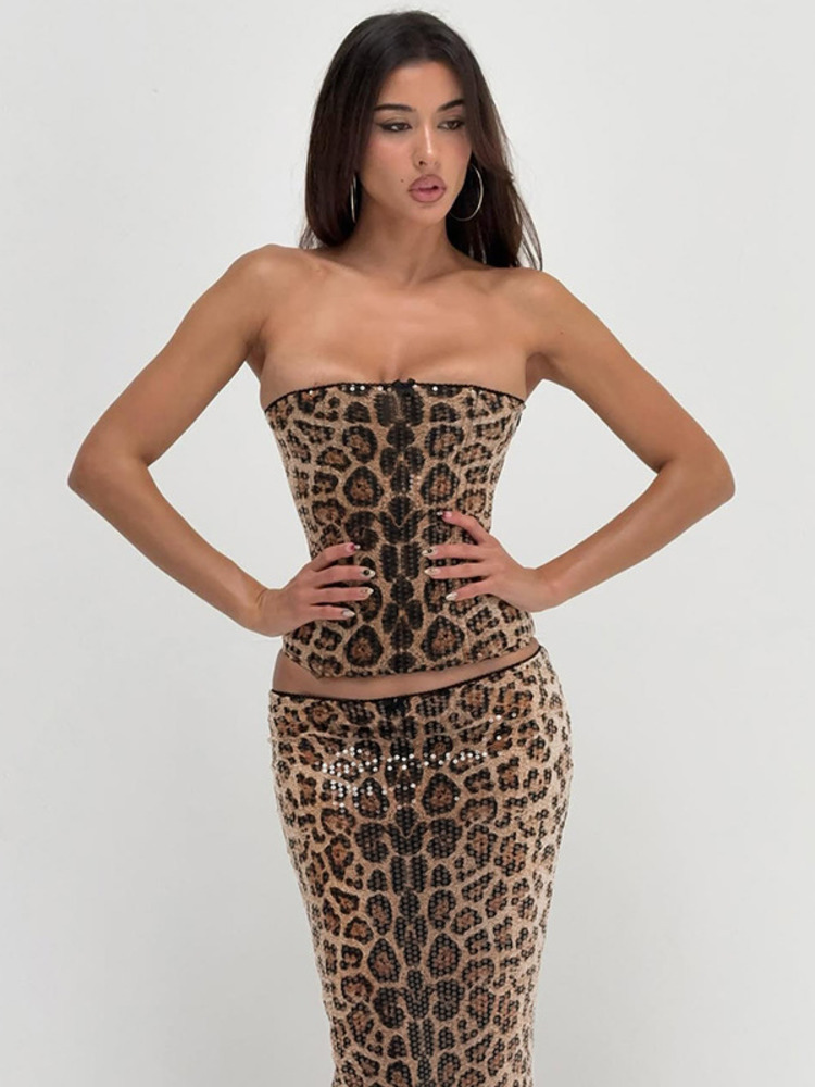 Mozision Sparkle Leopard Print - Strapless Bra Backless recensione e prezzo