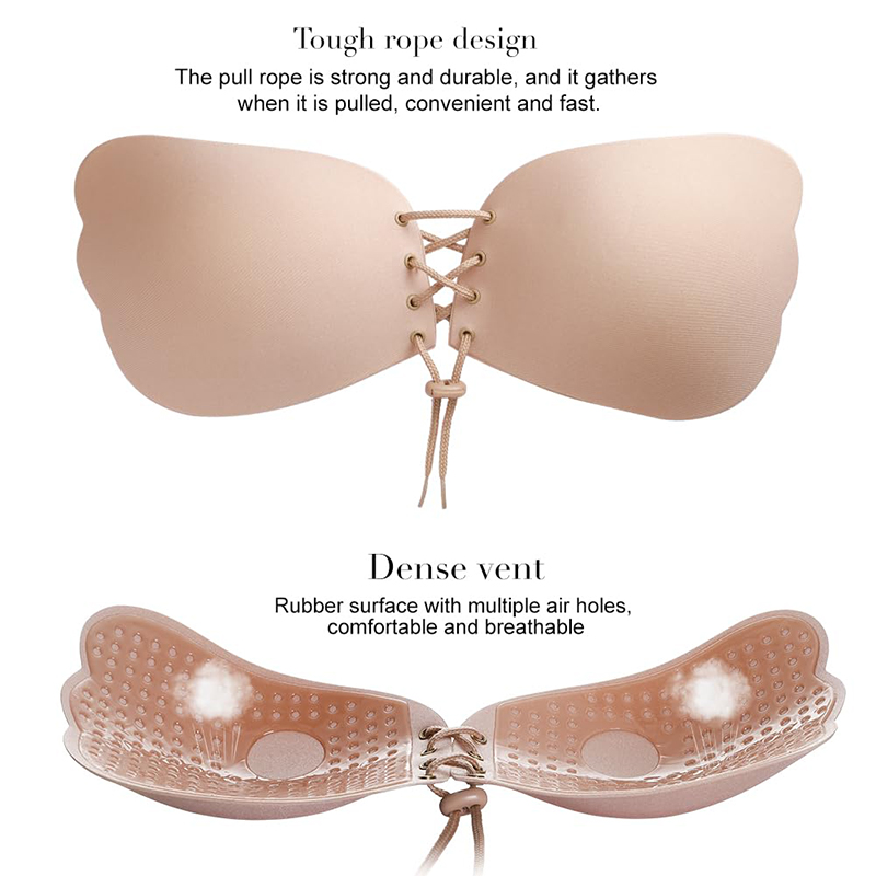 1/2 Pairs Women Summer Backles - Strapless Bra Backless recensione e prezzo