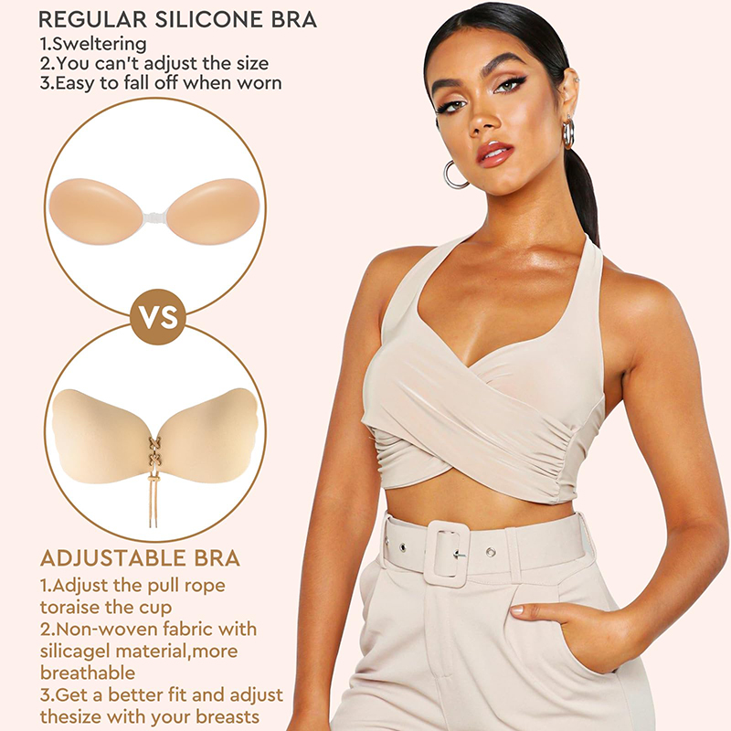 1/2 Pairs Women Summer Backles - Strapless Bra Backless recensione e prezzo