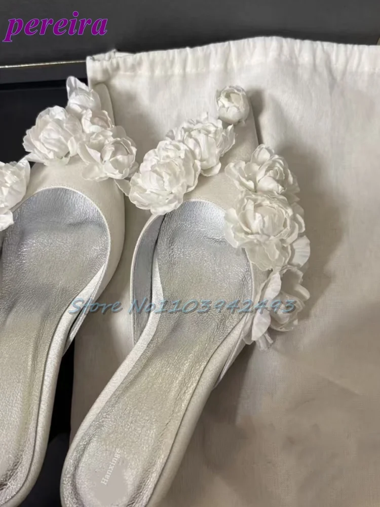Multi Flower Wedding Sandals S - Slip Dress Satin recensione e prezzo