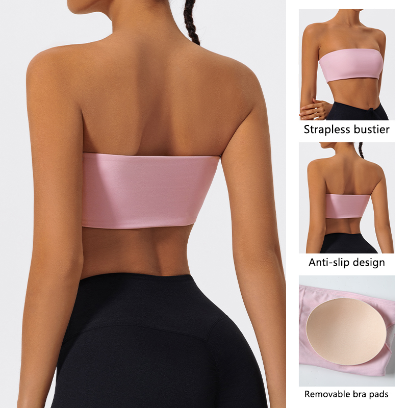 Strapless Sports Bra Gym Crop  - Sports Bra High Impact recensione e prezzo