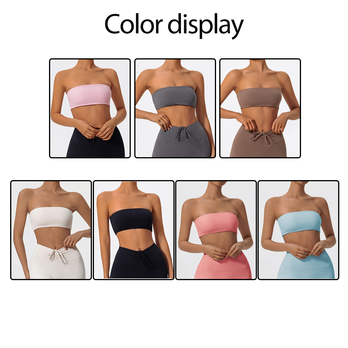 Strapless Sports Bra Gym Crop  - Sports Bra High Impact recensione e prezzo