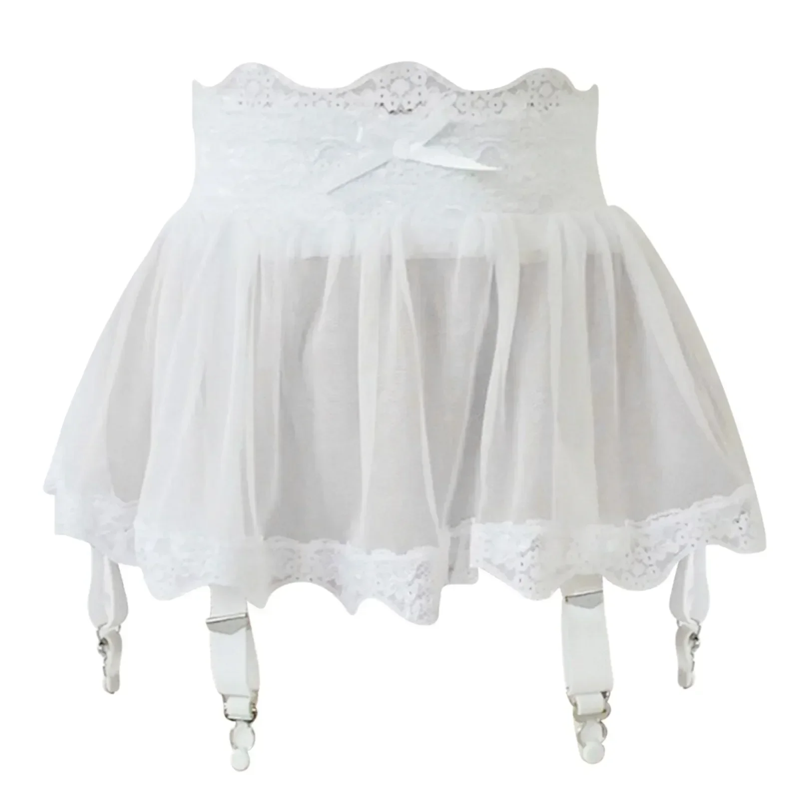 Women High Waist Lace Bandage  - Garter Belt Set recensione e prezzo