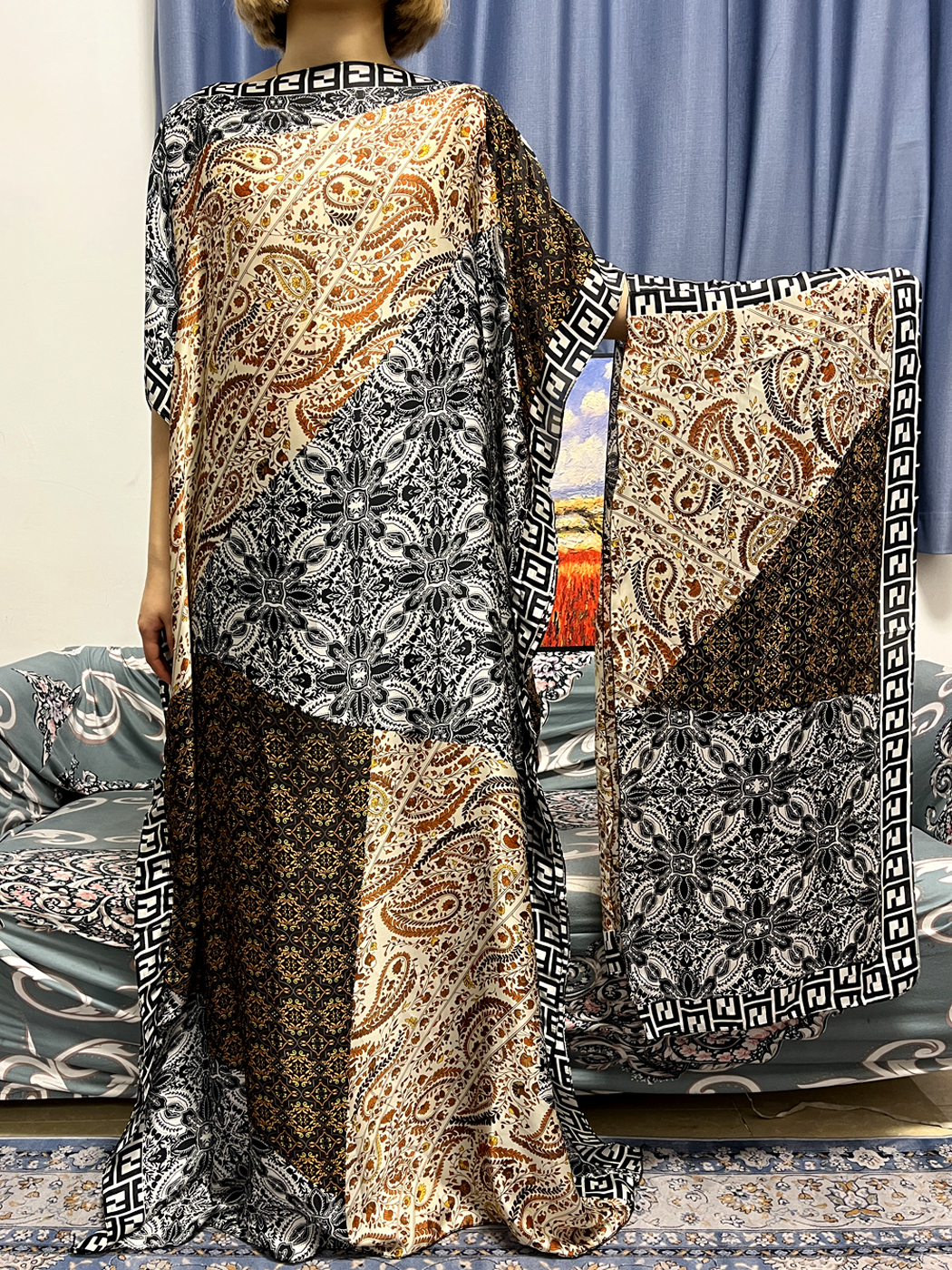 Abayas For Women Dubai Kaftan  - Robe Silk Women recensione e prezzo