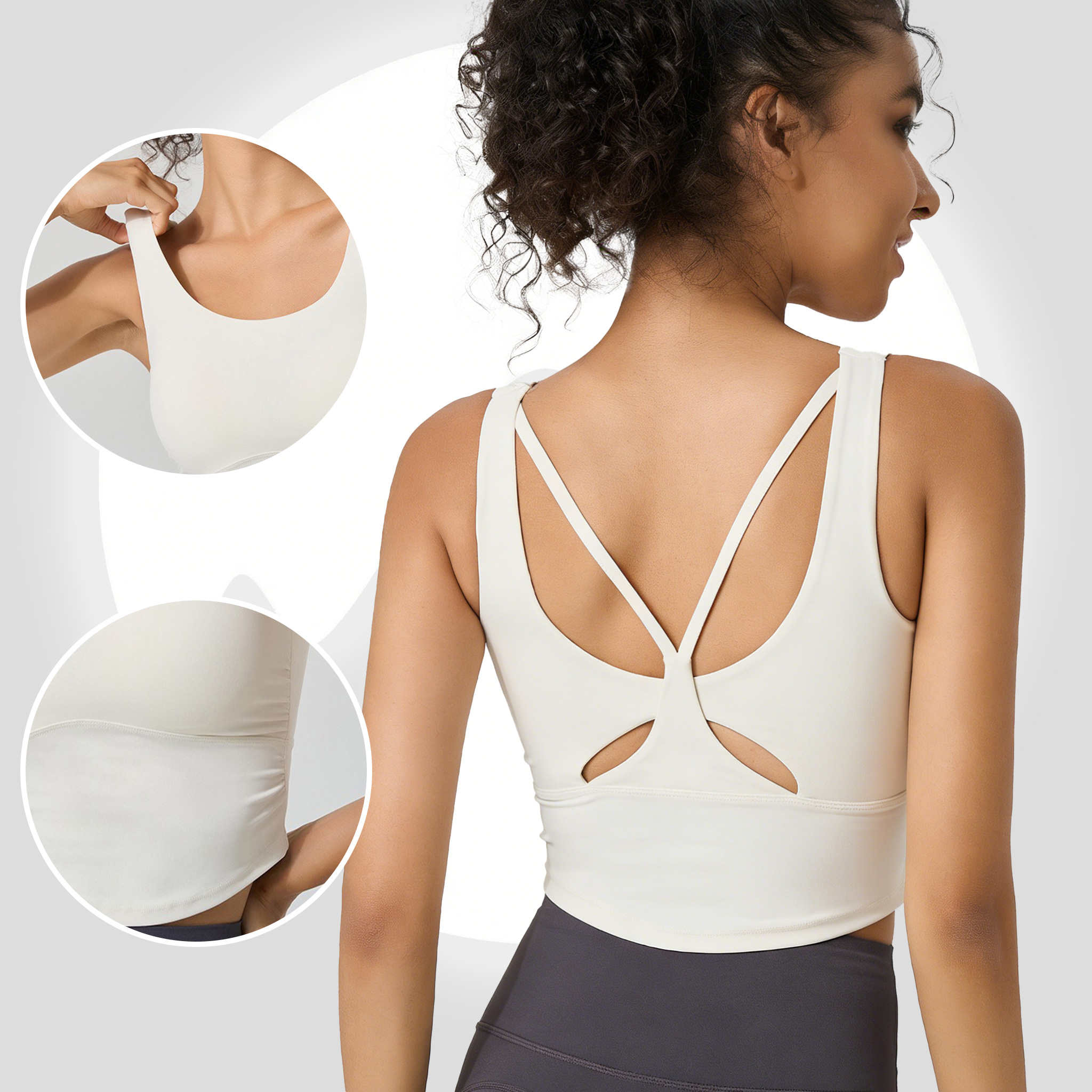 Women's Fixed Cup Yoga Sports  - Sports Bra High Impact recensione e prezzo