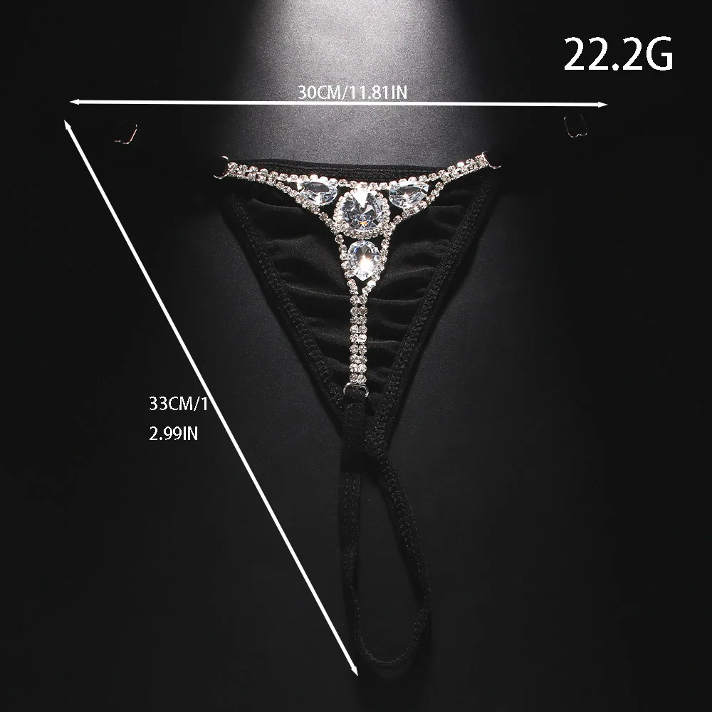 Sexy Round Rhinestone Thong Ad - Thong Bikini Women recensione e prezzo