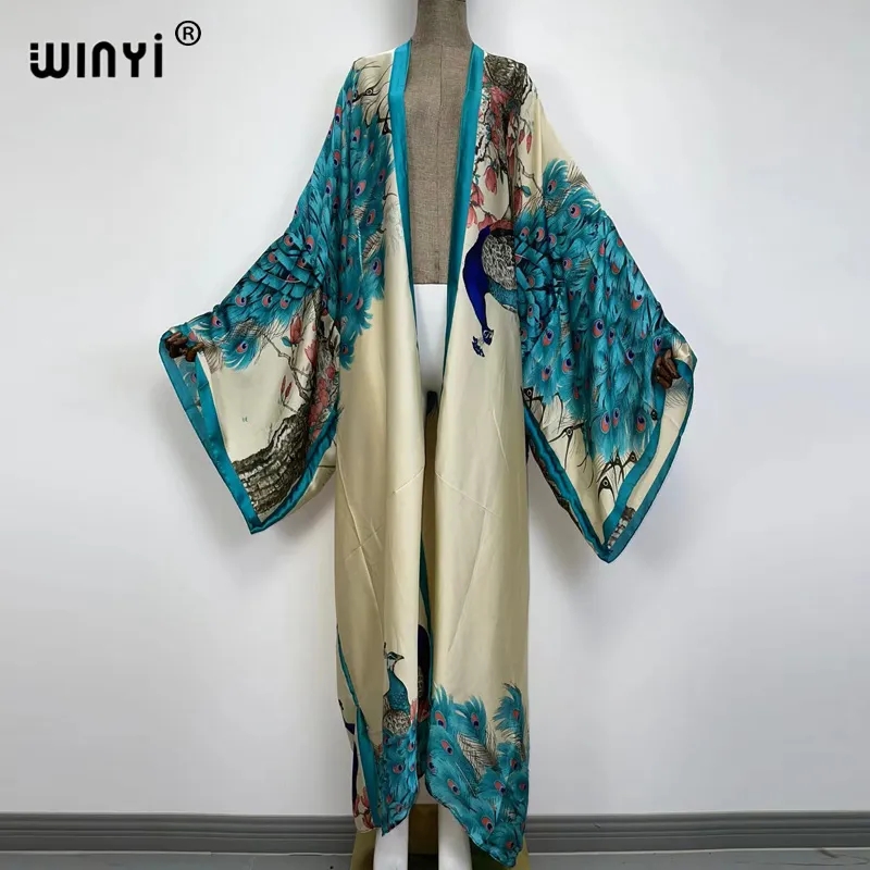 WINYI 2022 Summer Women Cardig - Robe Silk Women recensione e prezzo