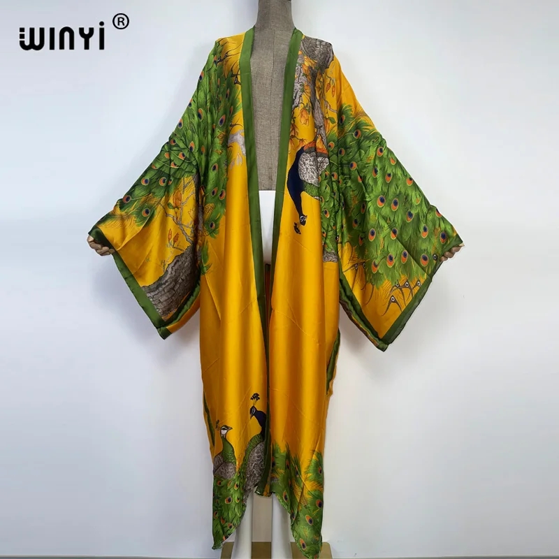 WINYI 2022 Summer Women Cardig - Robe Silk Women recensione e prezzo