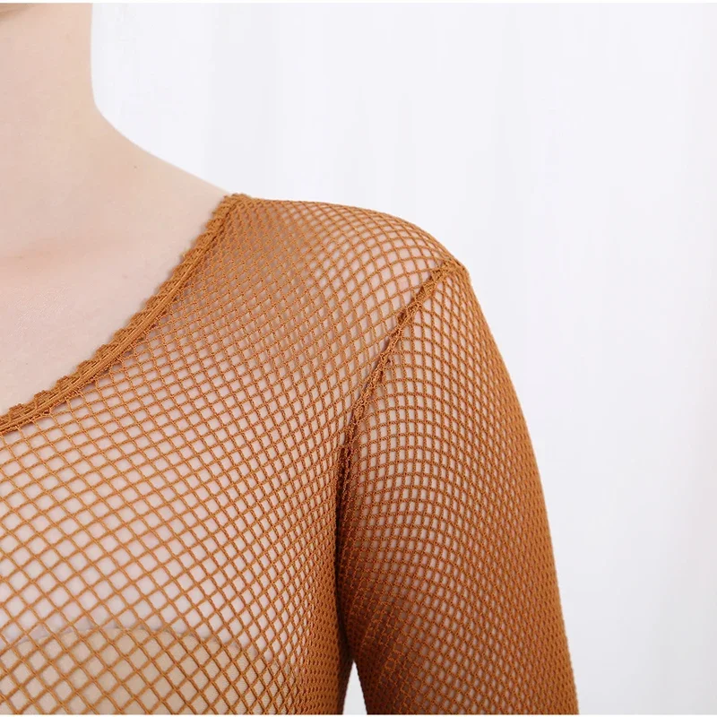 Latin Dance Full Body Jumpsuit - Bodystocking Fishnet recensione e prezzo