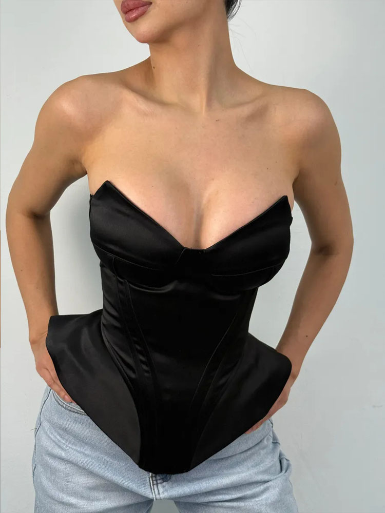 BKQU Sexy Fishbone Strapless C - Corset Waist Cinch recensione e prezzo